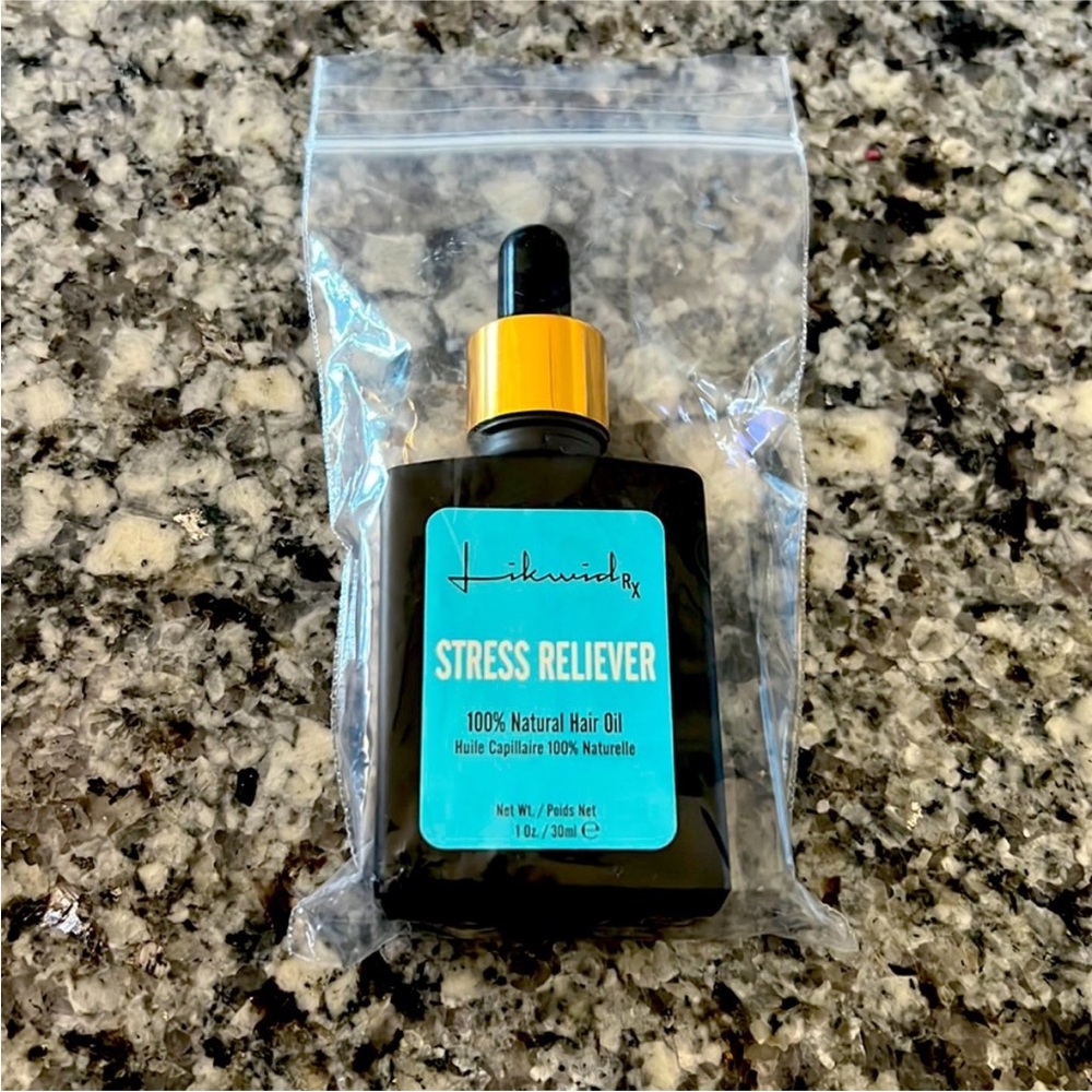 Stress Reliever Natural Hair Oil 1 oz/30ml bottle. Never used-new in bottle